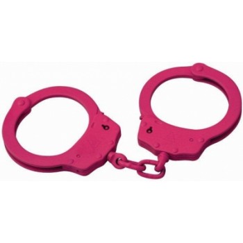 CTS-Thompson - TRI-MAX OS Handschellen groß Kette 1108CPINK Carbonstahl Pink Rosa